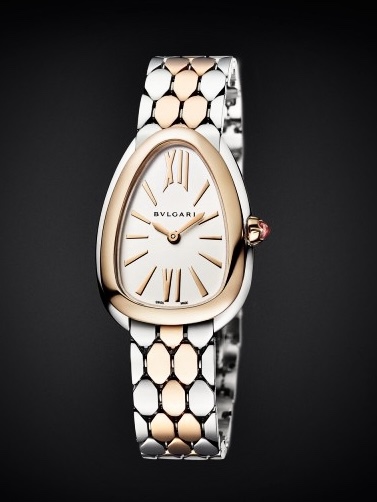 Bvlgari Serpenti 103277 (Opaline Dial, Rose Gold Accents, 33mm)