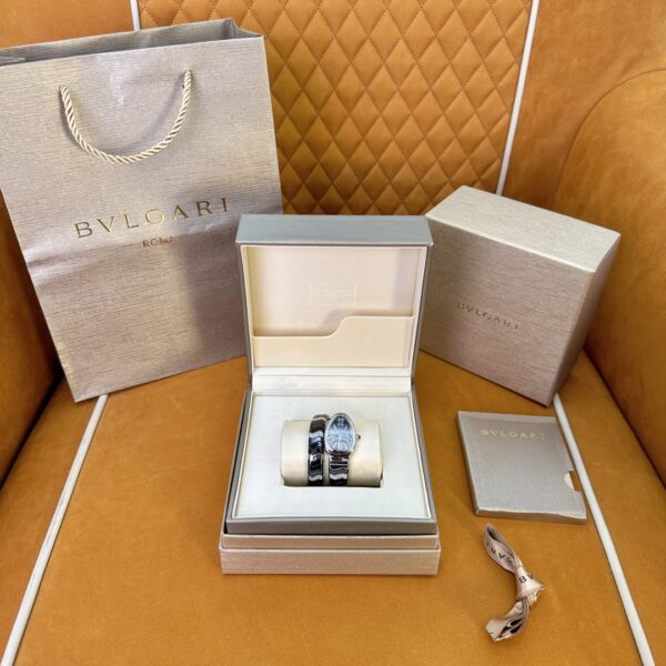 BVLGARI Serpenti 28HF00 (Black Dial, Steel & Ceramic)