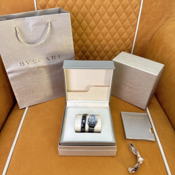 1 BVLGARI Serpenti 27HF00 (Black Dial, Steel & Ceramic)