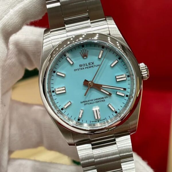 Rolex Oyster Perpetual 41 Ref. M124300-0003（Tiffany blue dial）