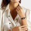 Van Cleef & Arpels Alhambra VCARO8WUOO (Black Crocodile Strap)