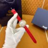 Piaget Limelight Movement - Ruby and Mother-of-Pearl Dial with Alligator Strap G0A43090 (Red & White)