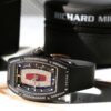 Richard Mille RM07-01 (Black Ceramic, Red Bezel with Diamonds)