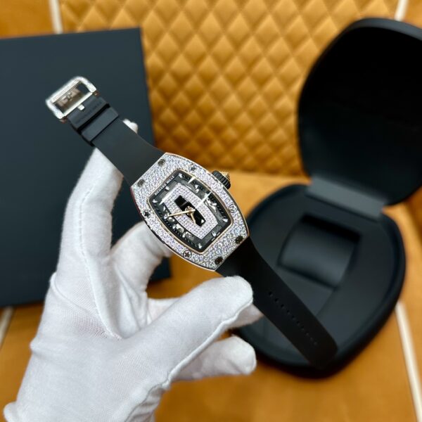 Richard Mille RM07-01 (Snowflake Diamond Black Ceramic, Black Lip)