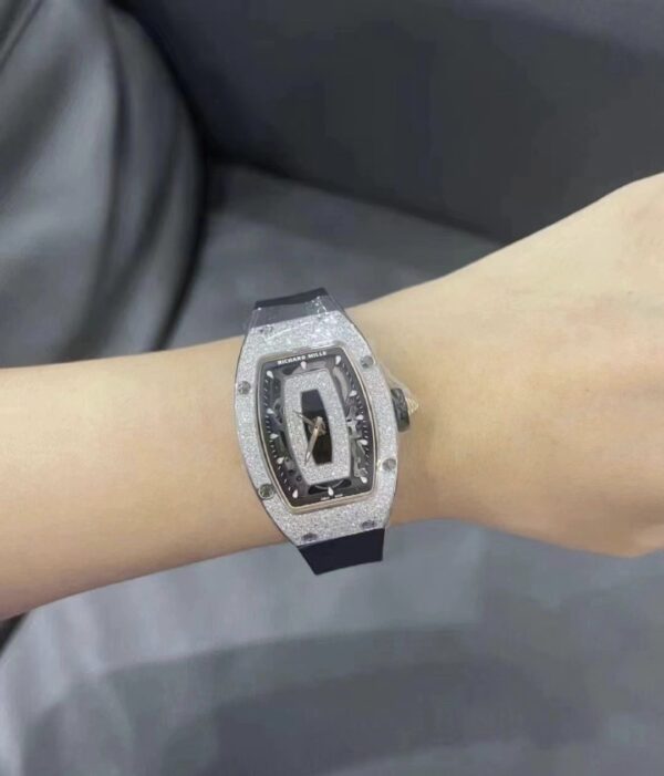 Richard Mille RM07-01 (Snowflake Diamond Black Ceramic, Black Lip)