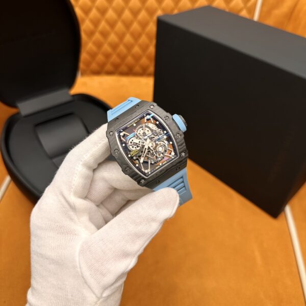 Richard Mille RM035-02 Blue Carbon Fiber Skeleton Dial