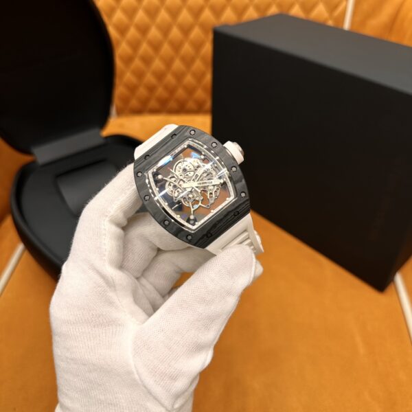 Richard Mille RM 055 White Carbon Fiber (White, NTPT Carbon & Titanium)