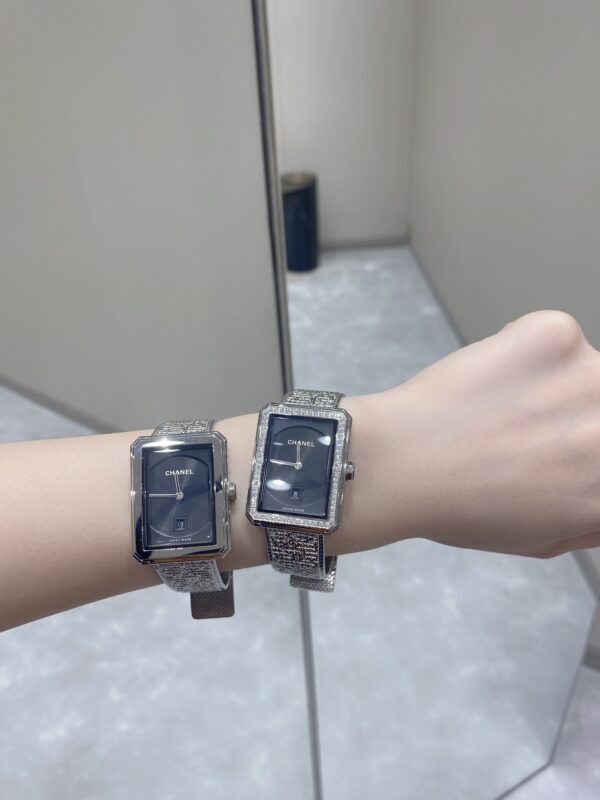 Chanel BOY•FRIEND Series H4878 (Stainless Steel, Sapphire Crystal)
