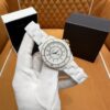 Chanel J12 Series H9540 (Ceramic & 18K Yellow Gold, White Dial)