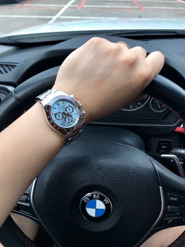 1 Rolex Cosmograph Daytona M116506-0001 (Ice Blue Dial, Chestnut Brown Cerachrom Bezel)