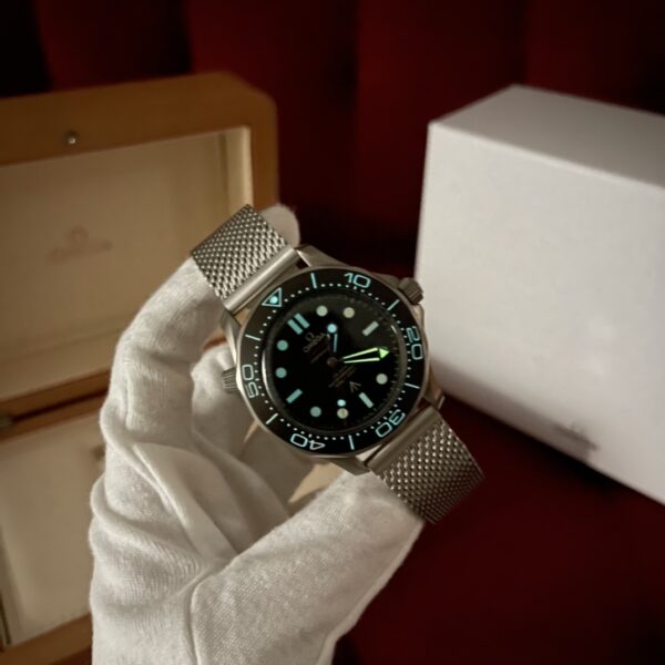 Omega Seamaster Diver 210.90.42.20.01.001 (Brown Aluminum Dial, Titanium Case, Ceramic Bezel)