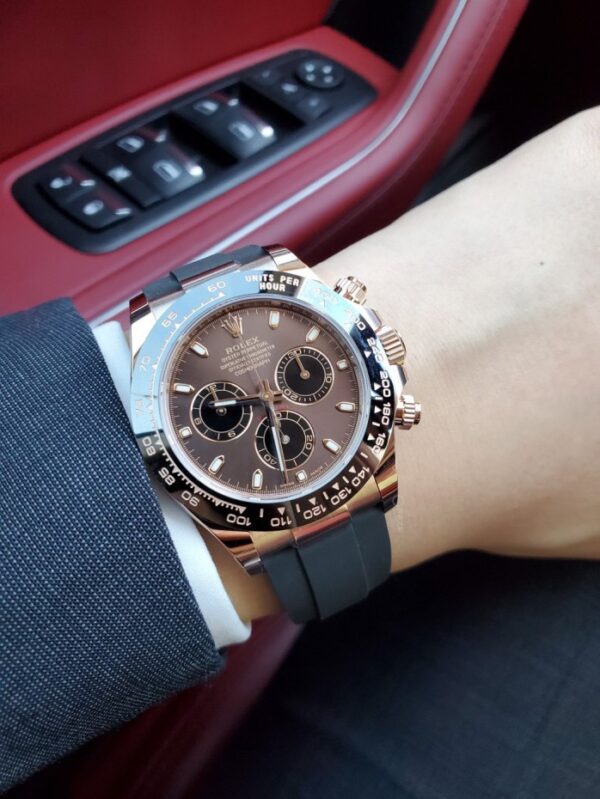 Rolex Cosmograph Daytona M116515LN-0041 (Rose Gold, Chocolate and Black Dial)