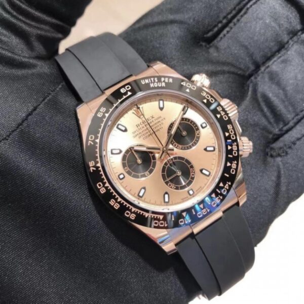 Rolex Cosmograph Daytona M116515LN-0059 (Rose Gold, Sunburst Gold and Black Dial)