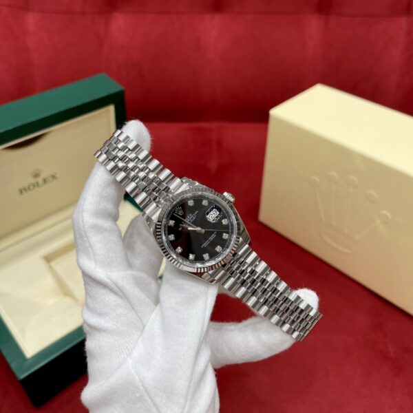 Rolex Datejust m126234-0027 (Glossy Black Diamond Dial)