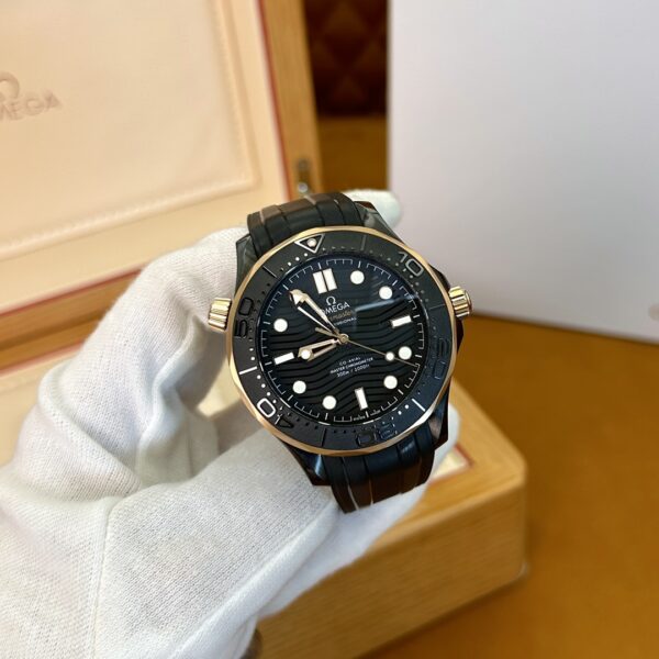 Omega Seamaster 210.62.44.20.01.001 (Black Ceramic, Titanium, Rose Gold)