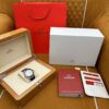 Omega Constellation 131.33.41.21.06.001 (Gray Silk Dial, Stainless Steel, Black Ceramic, Hybrid Strap)