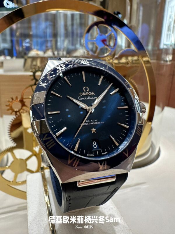 Omega Constellation 131.33.41.21.03.001 (Blue Baton, 41mm, Automatic Mechanical)