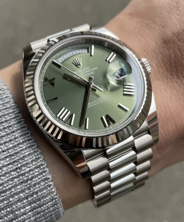 Rolex Day-Date m228239-0033 (Olive Green Dial)