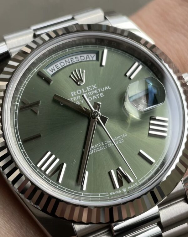 Rolex Day-Date m228239-0033 (Olive Green Dial)