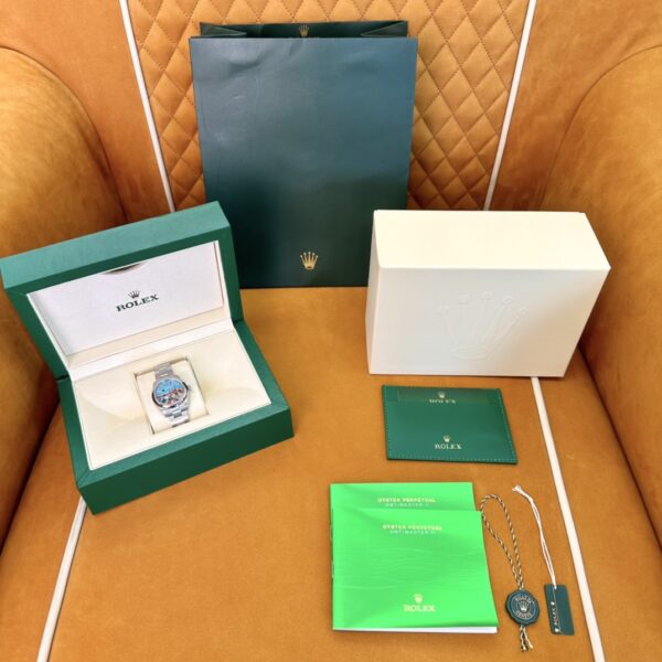 Rolex Oyster Perpetual m277200-0010 (Turquoise Blue Dial)