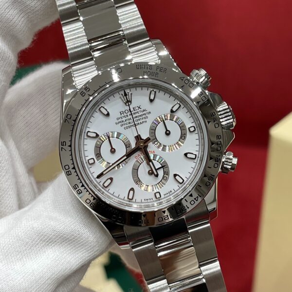 2 Rolex Cosmograph Daytona 116520-78590 White Dial