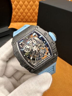 Richard Mille RM035-02 Blue Carbon Fiber Skeleton Dial