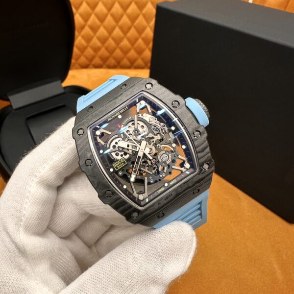 Richard Mille RM035-02 Blue Carbon Fiber Skeleton Dial
