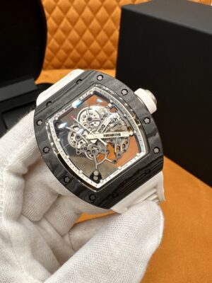 Richard Mille RM 055 White Carbon Fiber (White, NTPT Carbon & Titanium)