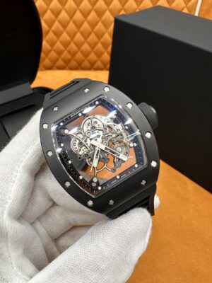 Richard Mille RM 055 Black Ceramic (Black, High-Strength Ceramic & Titanium)