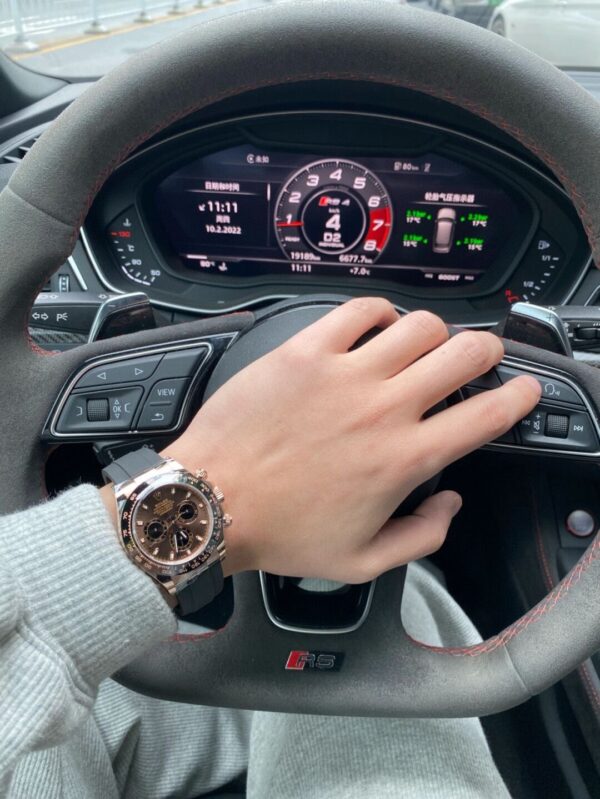 Rolex Cosmograph Daytona M116515LN-0041 (Rose Gold, Chocolate and Black Dial)