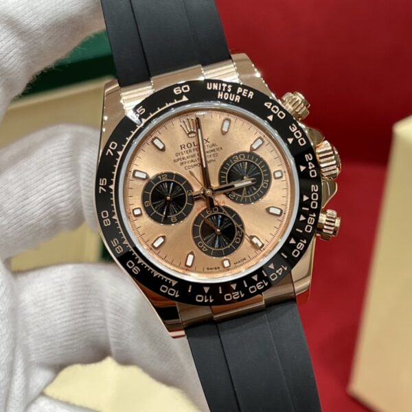 Rolex Cosmograph Daytona M116515LN-0059 (Rose Gold, Sunburst Gold and Black Dial)