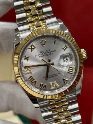 Rolex Datejust m126233-0031 (Silver Diamond Dial)