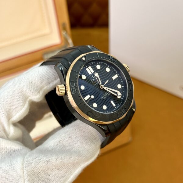 Omega Seamaster 210.62.44.20.01.001 (Black Ceramic, Titanium, Rose Gold)