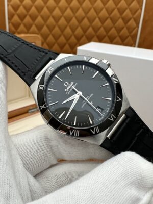 Omega Constellation 131.33.41.21.01.001 (Black Polished Ceramic Bezel, Stainless Steel, Hybrid Strap)