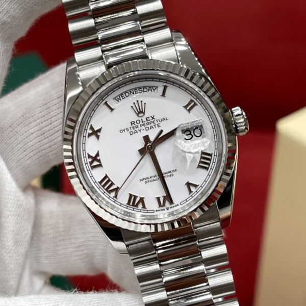 2 Rolex Day-Date m128239-0038 (White Dial)