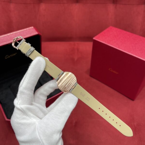 Cartier Ballon Blanc de Cartier WGBL0005 (Silver Dial, 18K Rose Gold, Sapphire Crystal)