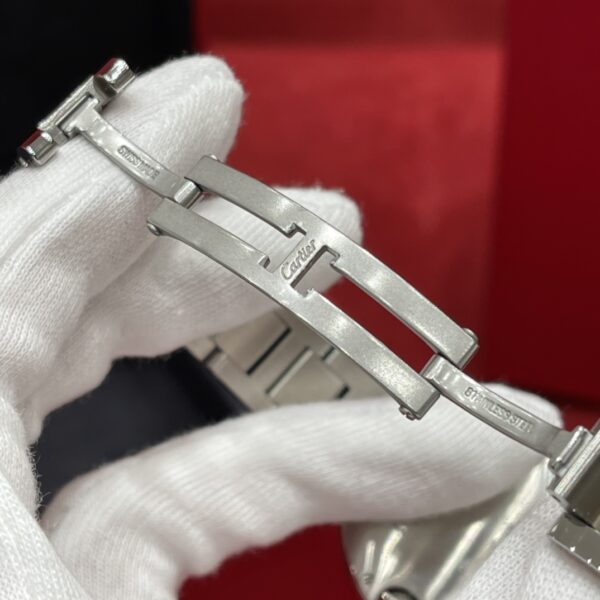 Cartier WSBB0044 (Stainless Steel, Blue Sapphire, Silver Dial, Automatic Movement)