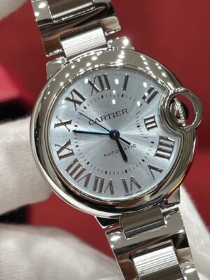 Cartier WSBB0062 (33mm, Ice Blue Dial, Cal.076 Automatic Movement, Stainless Steel)