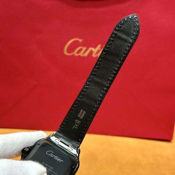 Cartier Santos Series Ref. WSSA0039 (Black Dial, Stainless Steel)