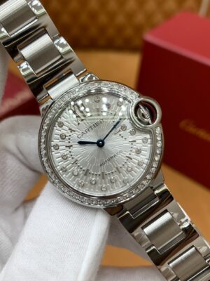 Ballon Bleu de Cartier Series Ref. W4BB0035 (Natural Diamonds, Steel)