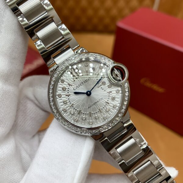 2 Ballon Bleu de Cartier Series Ref. W4BB0035 (Natural Diamonds, Steel)