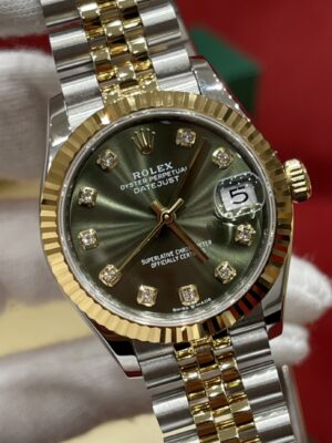 Rolex Datejust m278273 (Gold & Steel with Diamond Markers)