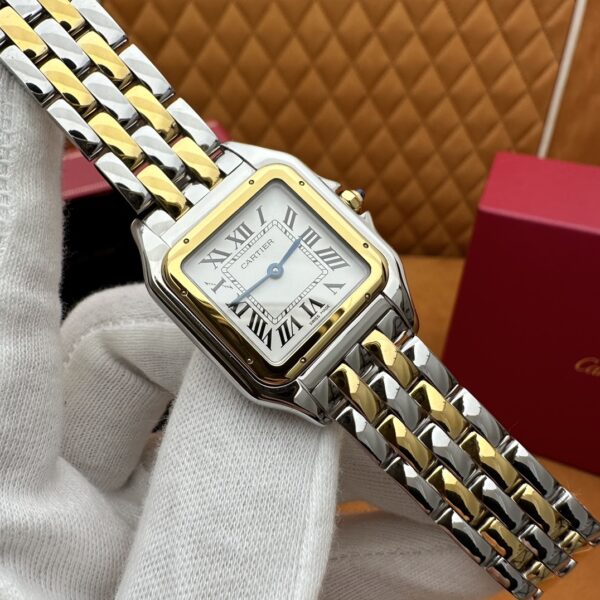 2 Cartier Leopard Series W2PN0007 (Medium Size, Steel & Rose Gold)