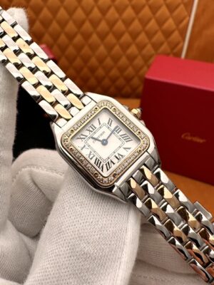 Cartier Leopard Series W3PN0006 (Small Size, Steel & Gold)
