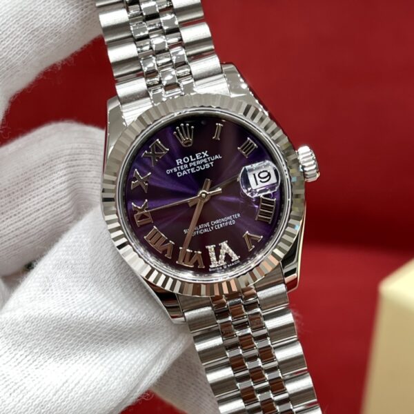 Rolex Datejust m278274-0026 ( Aubergine Diamond Dial)