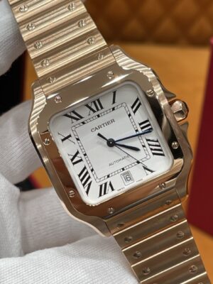 Cartier Santos Series WGSA0018 (Large, Rose Gold)