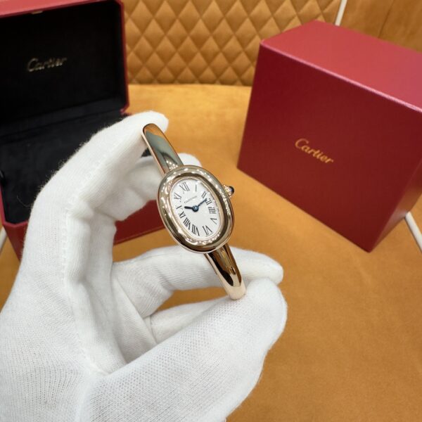 Cartier Bath Tub Series WGBA0020 (Yellow Gold, 18K Gold, Sapphire Inlay)