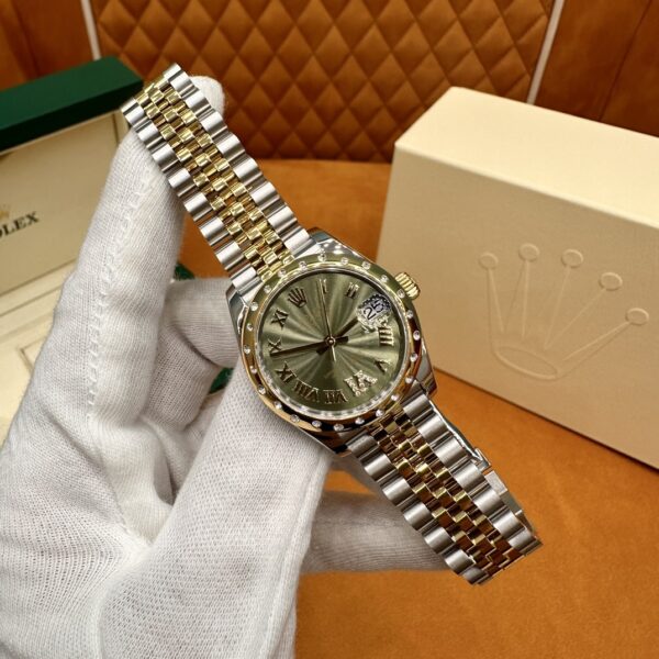 Rolex Datejust M278343RBR-0016 (Greem Dial, Diamond Bezel, 31mm)