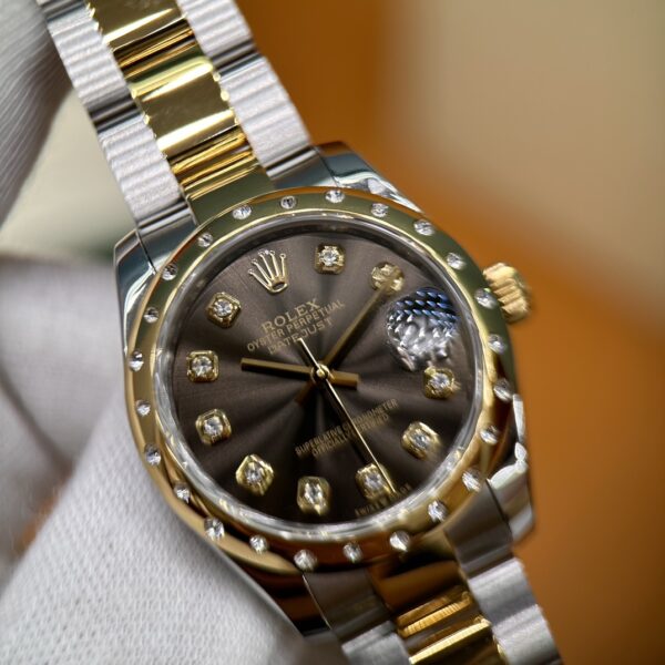 Rolex Datejust M278343RBR-0021 (Choco Dial, Diamond Bezel, 31mm)