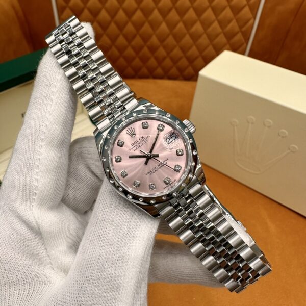 Rolex Datejust M278344RBR-0034 (Pink Diamond Dial, Diamond Bezel, 31mm)